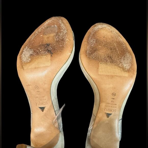 Schutz ARIELLA SANDAL Heels in Oyster Size 7 - Picture 8 of 9